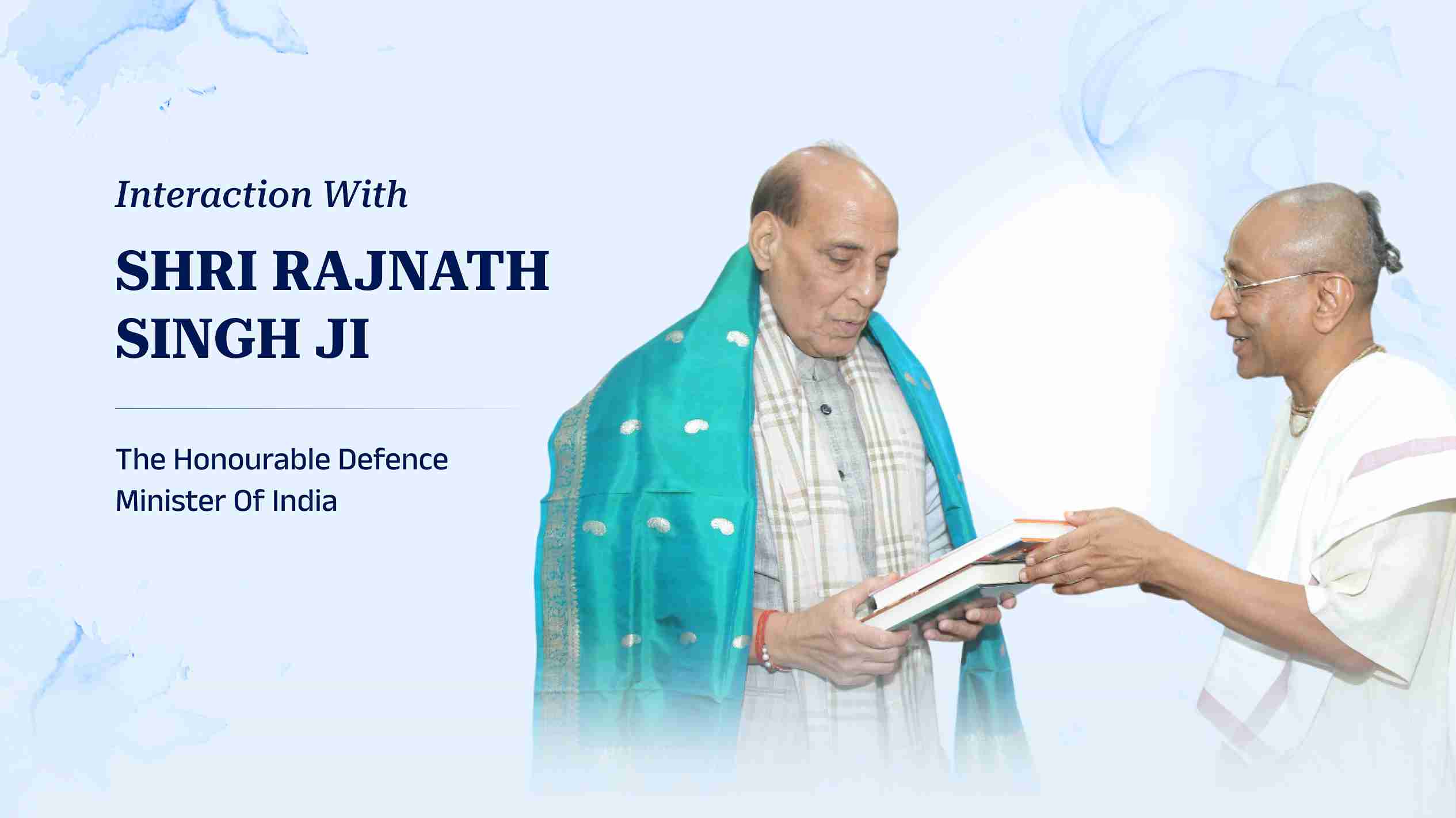 With Union Minister Rajnath Singh